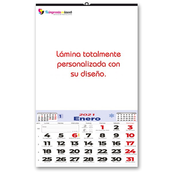 Calendarios de Pared Mensual 23,5 cm