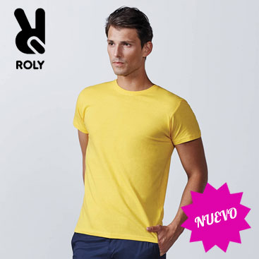 Camiseta de color UNISEX Atomic de Roly impresión 1 color